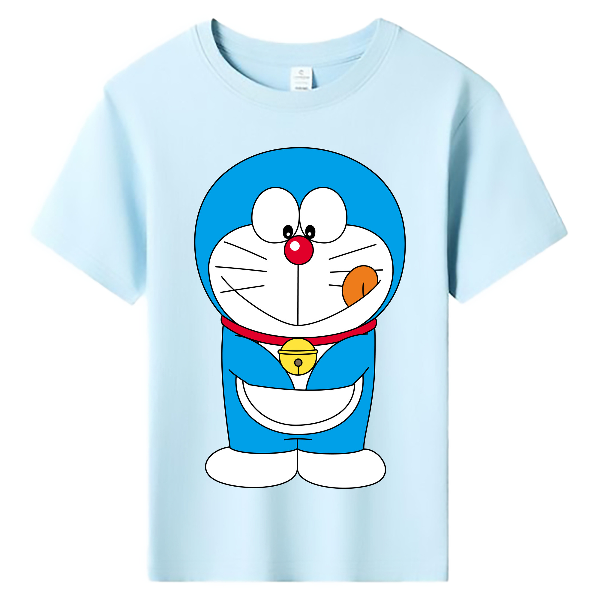 （画像用） ドラえもん Doraemon 綿100％キッズTシャツ（フロントプリント）